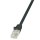 Logilink | CAT 5e | Patch cable | Unshielded twisted pair (UTP) | Male | RJ-45 | Male | RJ-45 | Black | 0.25 m